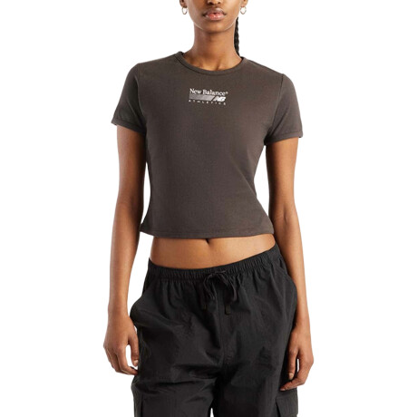 Remera New Balance Trackside Ringer Black