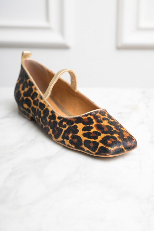 Balerina Animal Print Marron