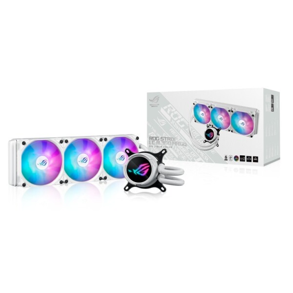 Cooler Liquido Asus Rog Strix Lc Iii 360 Argb Lcd Blanco COOLER ASUS ROG LC III 360 ARGB LCD BLAN