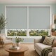 SET x2 cortina roller blackout 160 x 200 GRIS