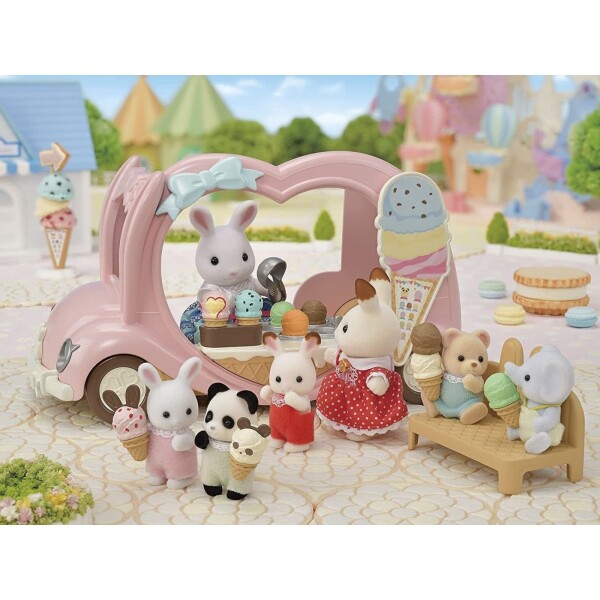 Sylvanian Families Camion Helados Figura Muñeco Accesorios Sylvanian Families Camion Helados Figura Muñeco Accesorios