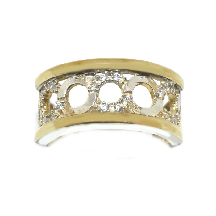 Anillo en Oro y Plata 925 Anillo en Oro y Plata 925