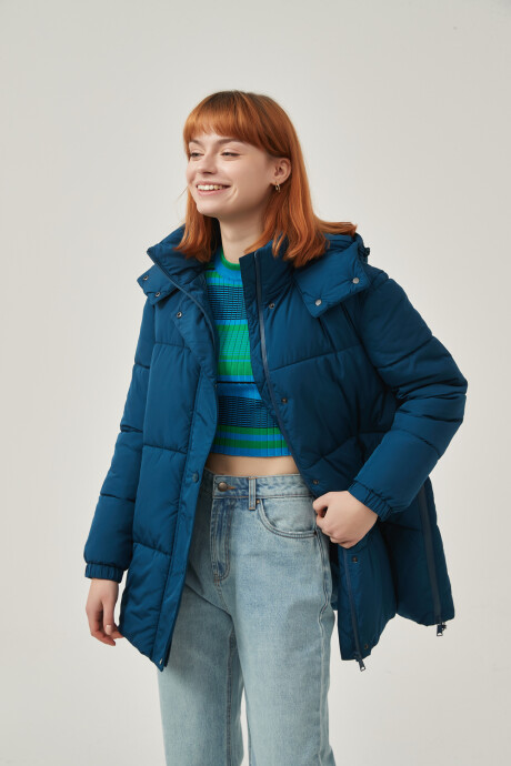 Campera Zanota Verde Azulado