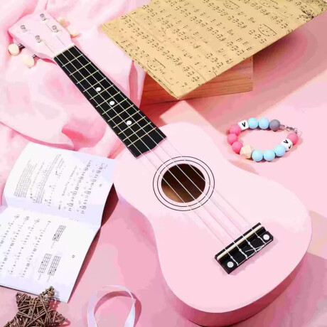 Guitarra Ukelele para niños Rosado
