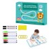 Libro Cuaderno Mágico Reutilizable Infantil Didáctico Niños Variante Color Blanco