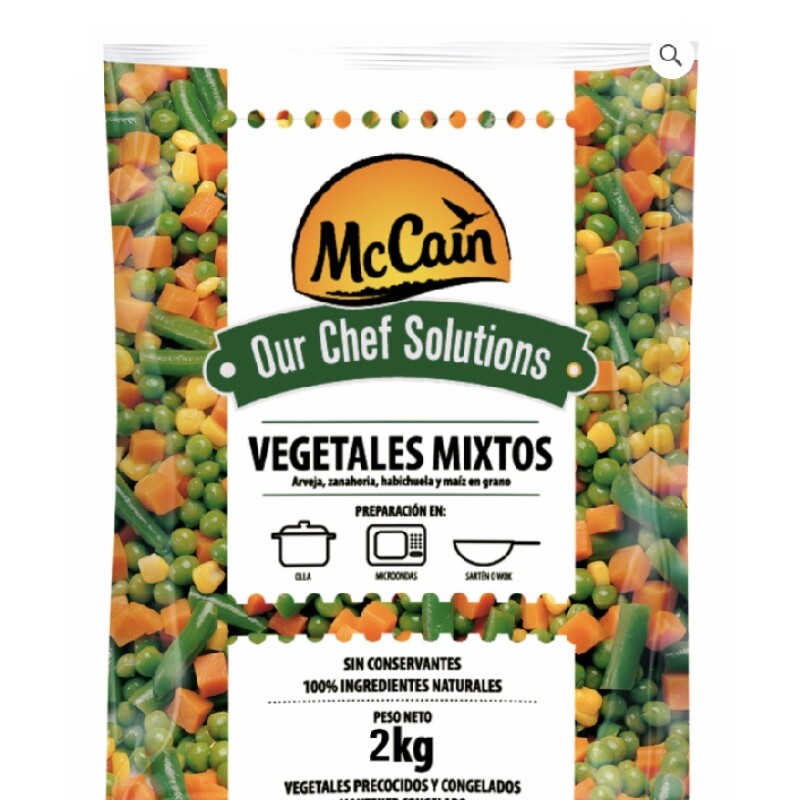 MIX DE VEGETALES 2KG MCCAIN +SOLO PDE O WEB+ MIX DE VEGETALES 2KG MCCAIN +SOLO PDE O WEB+
