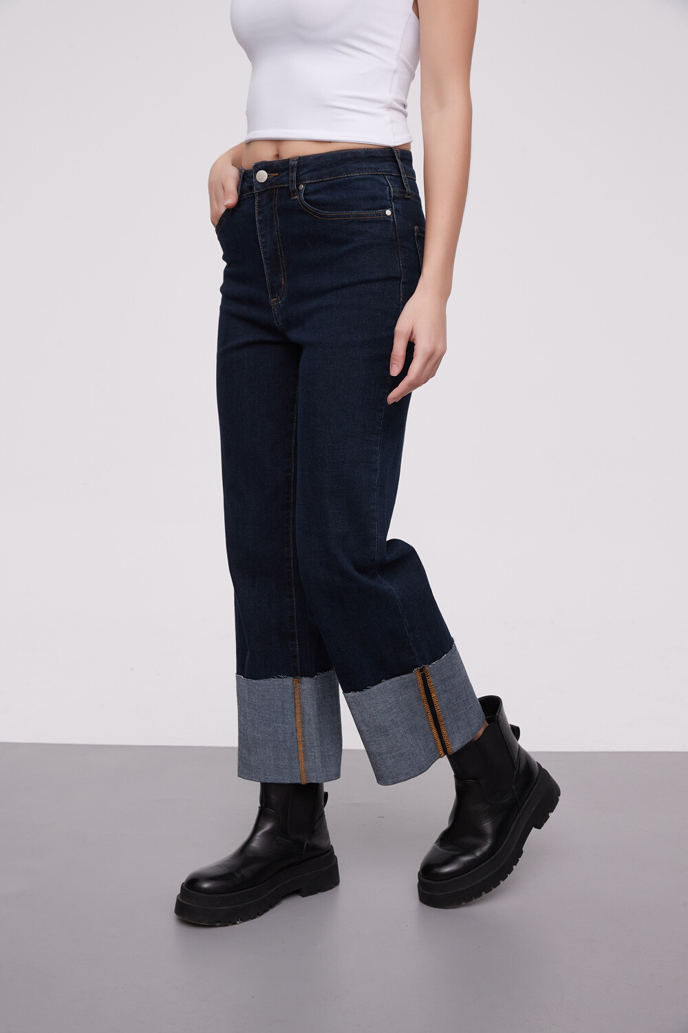 Pantalon Lilins Azul Indigo