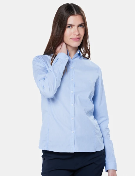 CAMISA ENTALLADA Azul