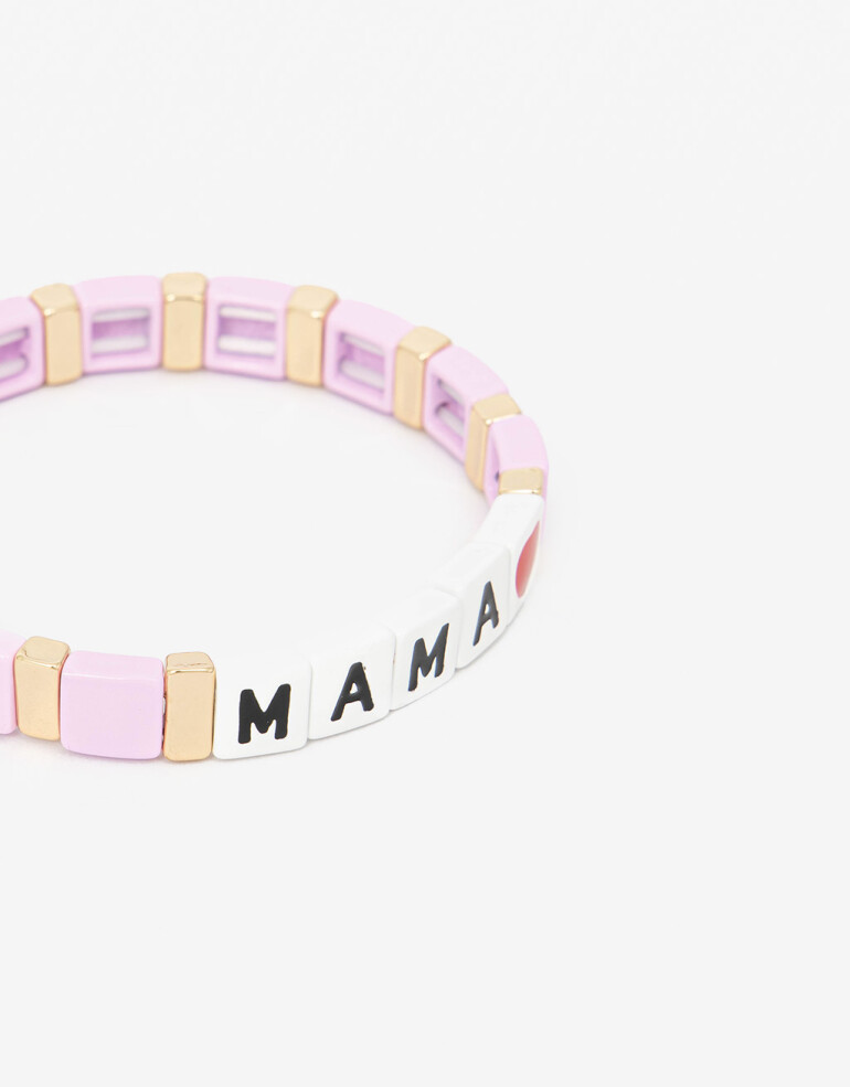 Pulseras Elásticas Color Pulsera Elástica Colores "mamá" - Combinacion Multicolor