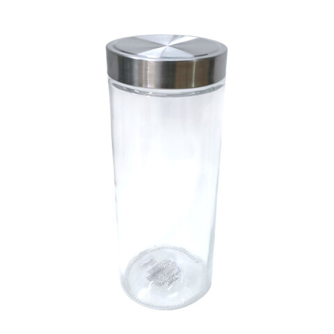 Frasco de vidrio cierre hermético tapa de acero 2000ml Frasco De Vidrio Cierre Hermético Tapa De Acero 2000ml