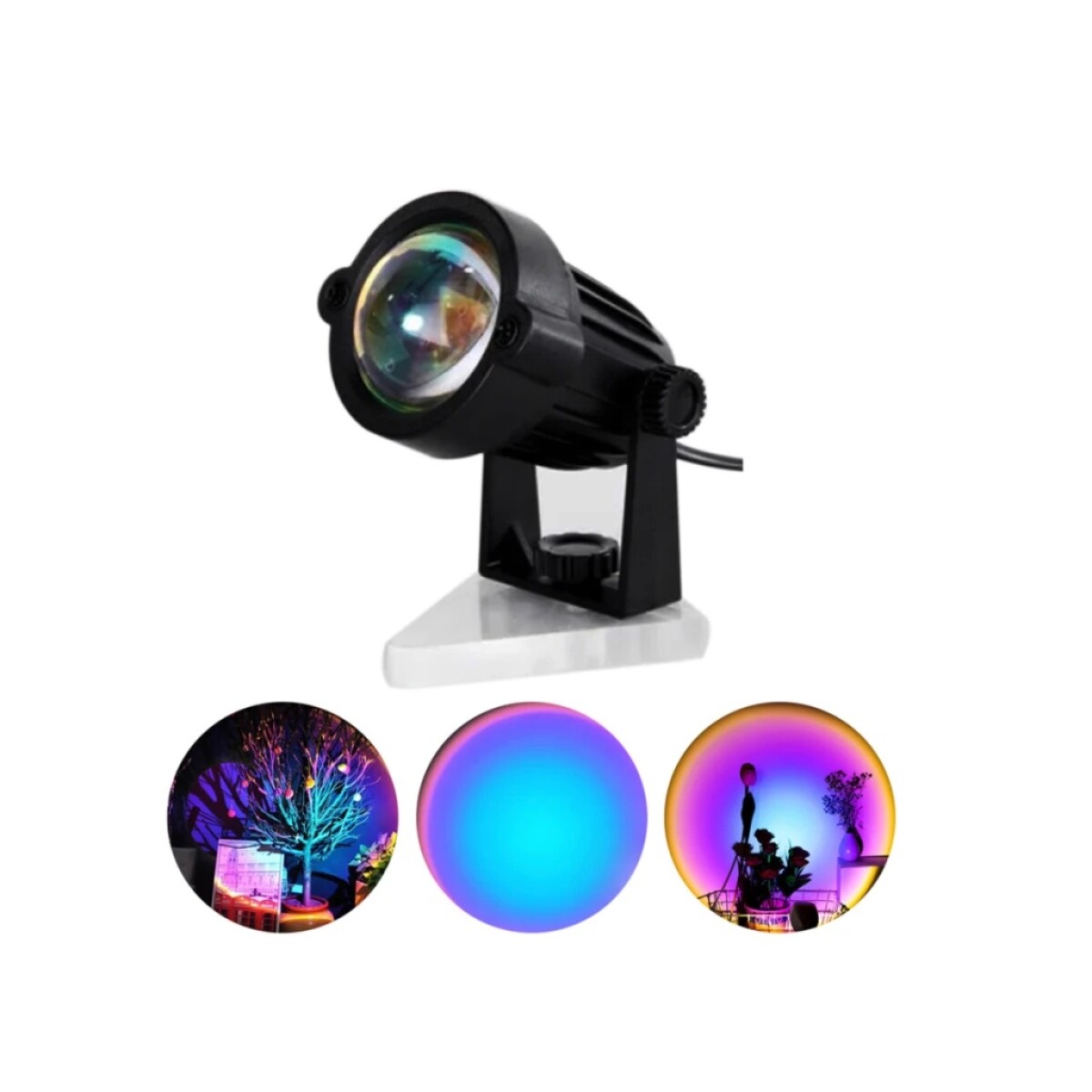 LAMPARA DE PROYECCION ARCOIRIS 