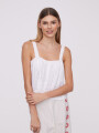 Musculosa Ridiana Marfil / Off White