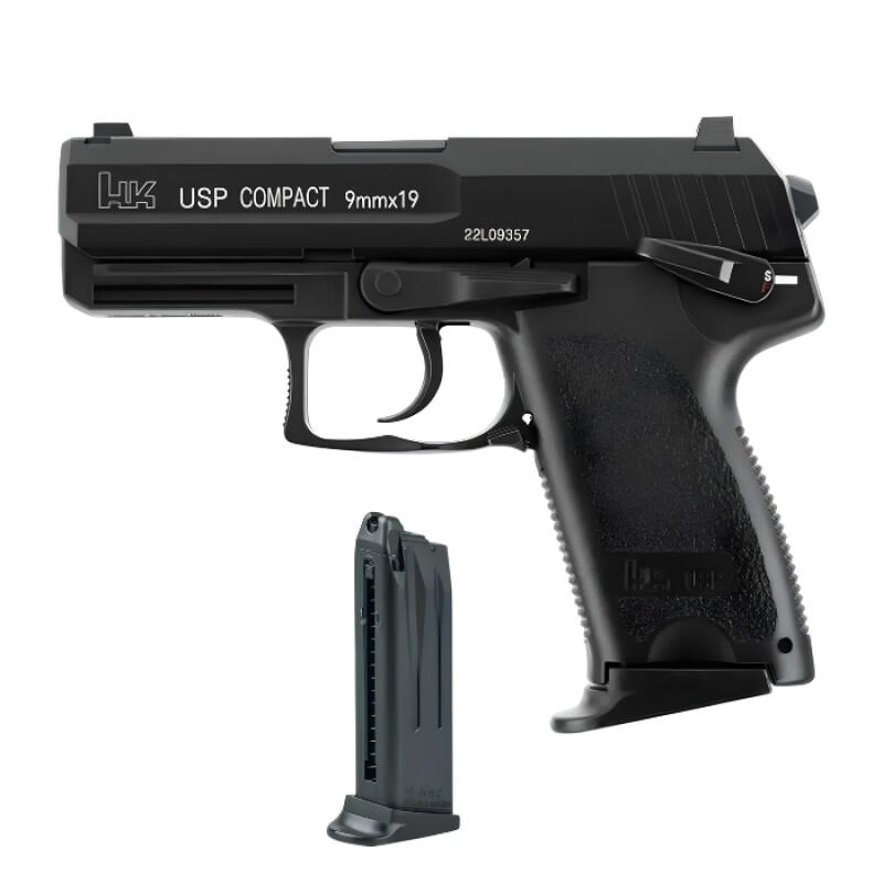 Pistola Hk Usp Compact Airsoft + Cargador Extra Pistola Hk Usp Compact Airsoft + Cargador Extra