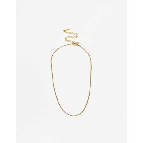 Set De Collares De Cadena Acero Dorado