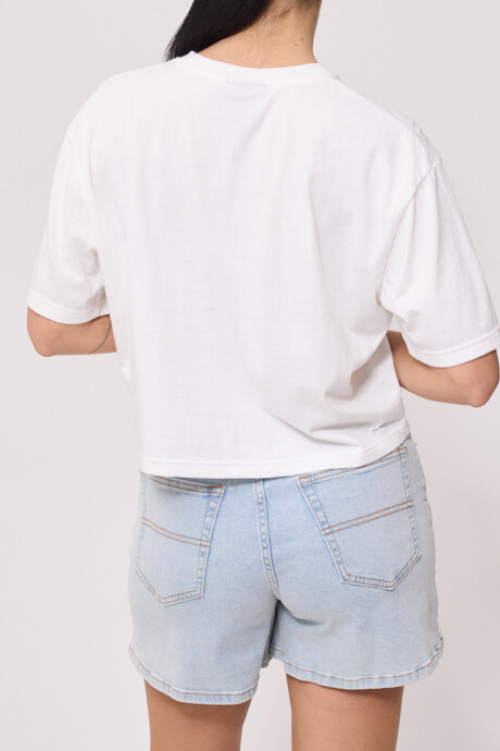 T-SHIRT ZARISA RUSTY Blanco