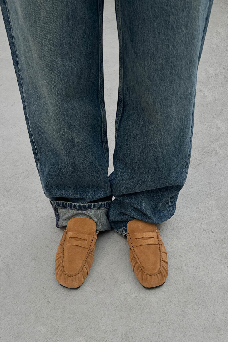 MOCASÍN GAMUZA Beige