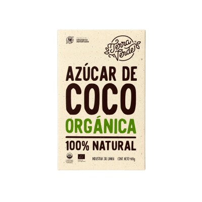 Azúcar de Coco Orgánica 250g Terra Verde Azúcar De Coco Orgánica 400g