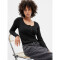 V-LS RIB HEN LEY TRUE BLACK