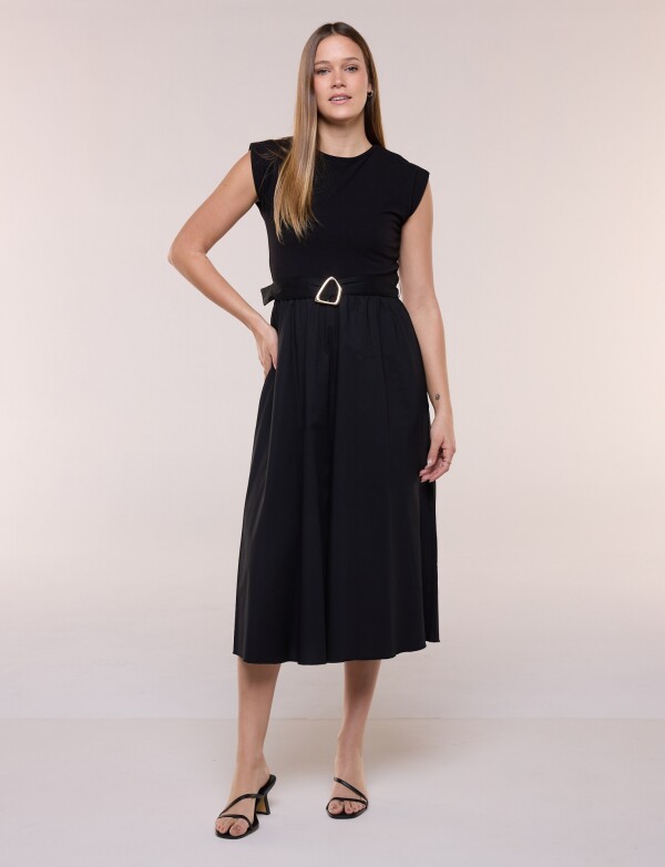 Vestido Hebilla NEGRO