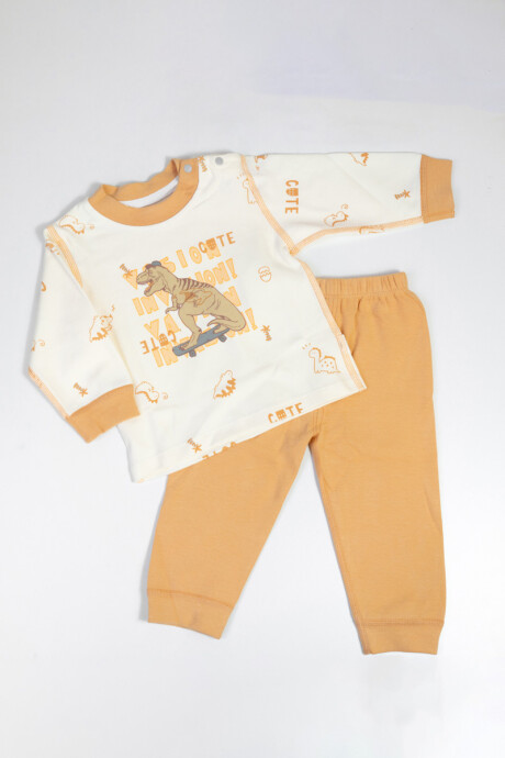 Conjunto Dino Naranja