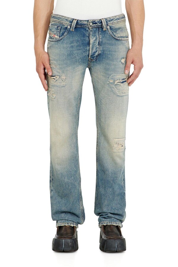 Jean Para Hombre 1985 Larkee Azul Medio