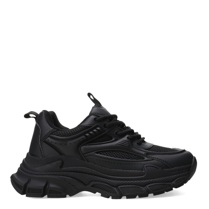 Championes de Mujer Miss Carol VESCOVO acordonado Negro