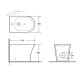 Bidet 1 Agujero Con Transferencia Blanco Br - 52,5X35X40,5 000