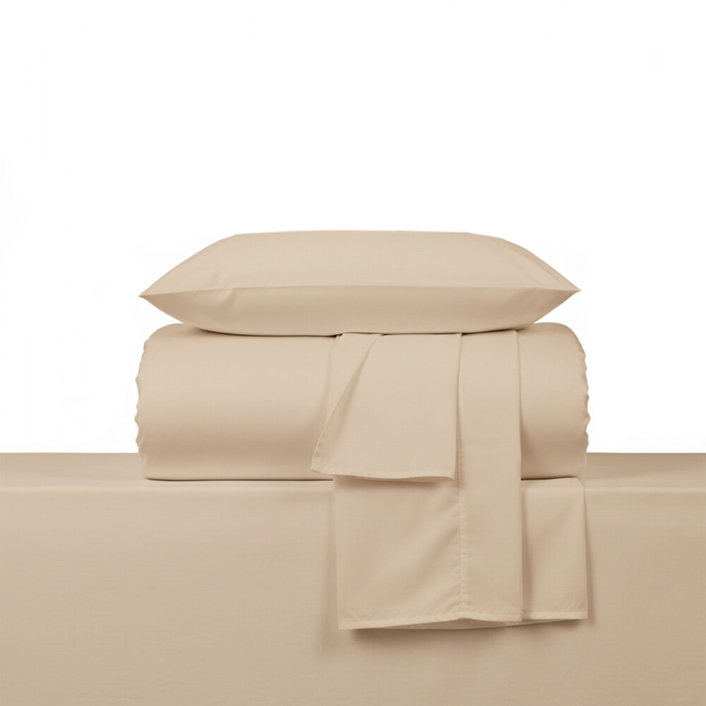 Juegos de Sabanas 1 Plaza 200 Hilos - Pilar Beige