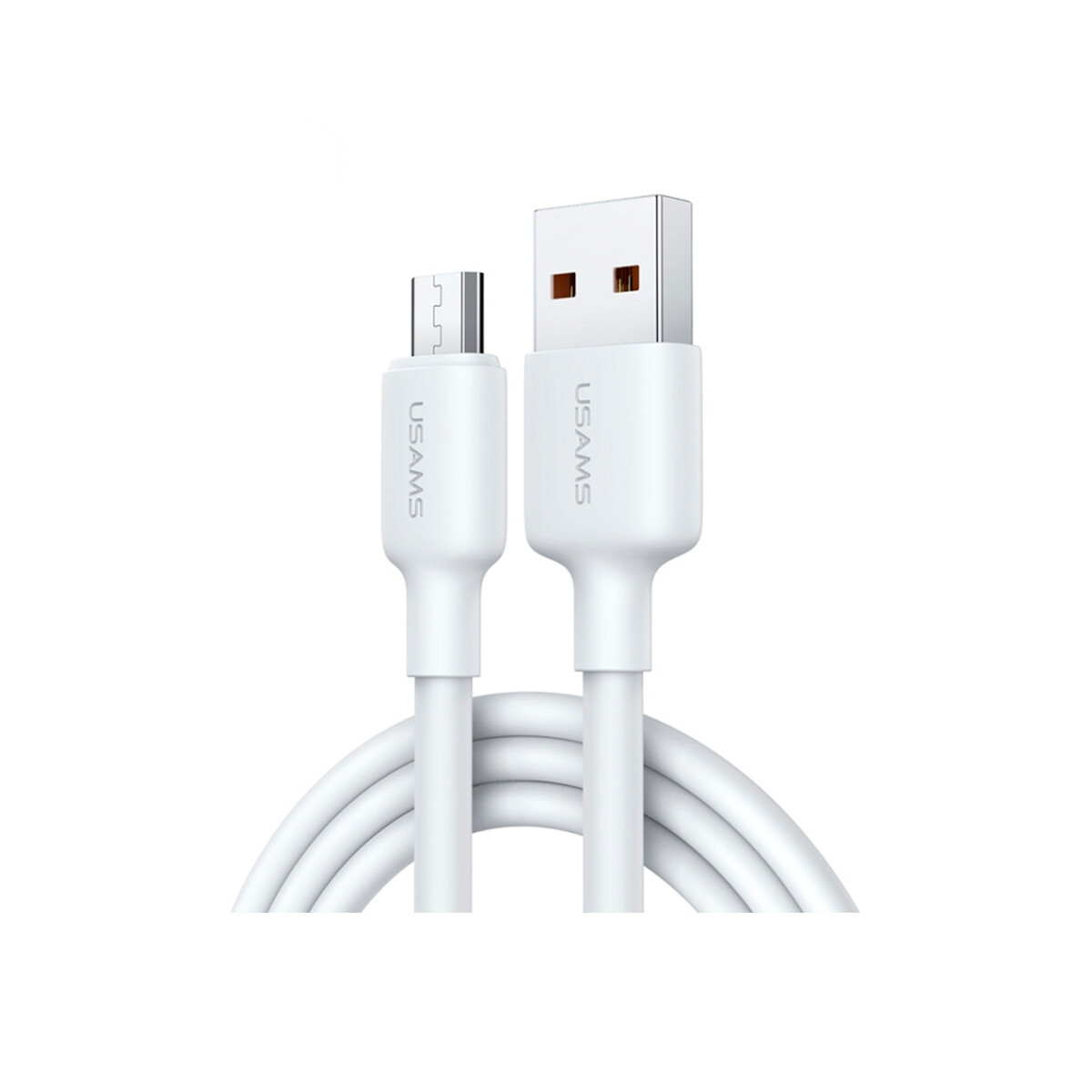 Cable Usams microUSB 1 metro color blanco 