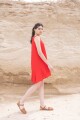 Vestido Folk Rojo