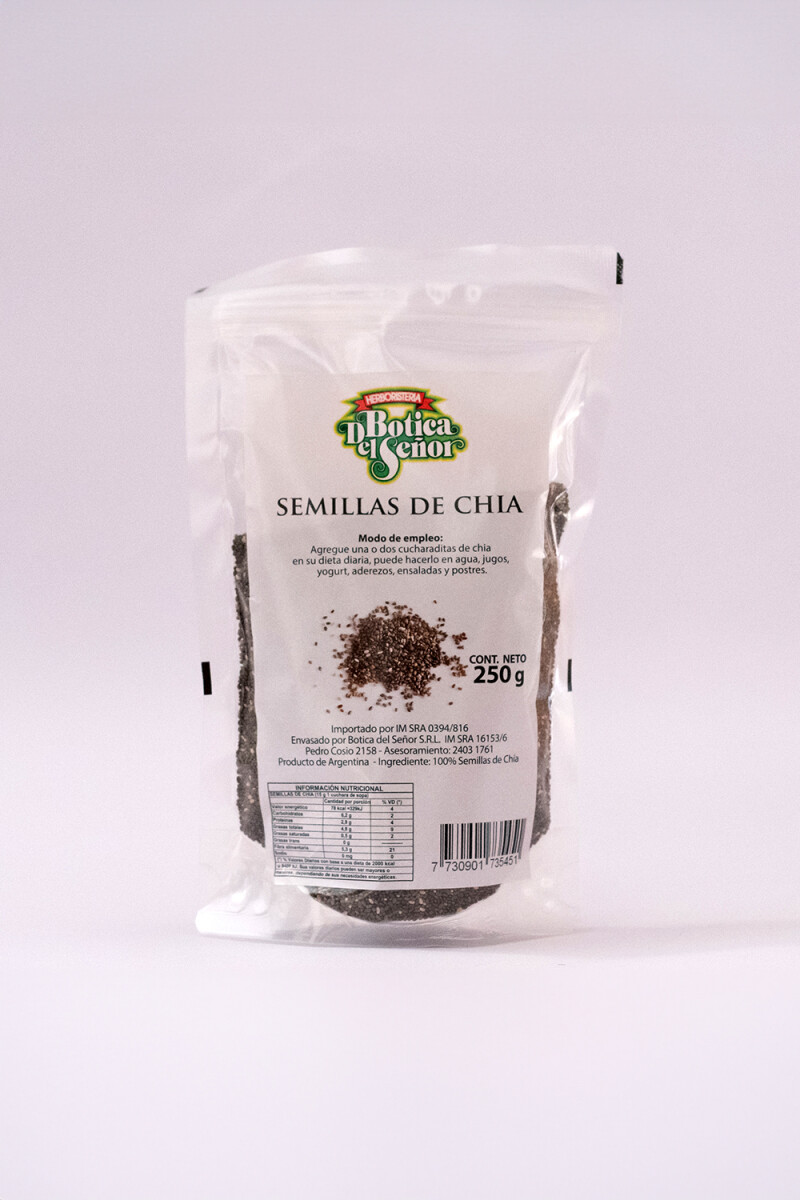 Semillas de Chía - Botica del Señor · 250gr Semillas de Chía - Botica del Señor · 250gr