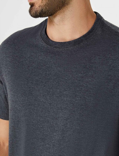 CAMISETA BÁSICA SUPER COTTON GRIS OSCURO