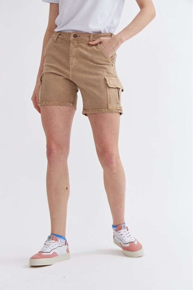 Short jean Isla color 24 - Tierra 