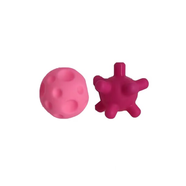 Juguete mascota macizo 2pcs rosa