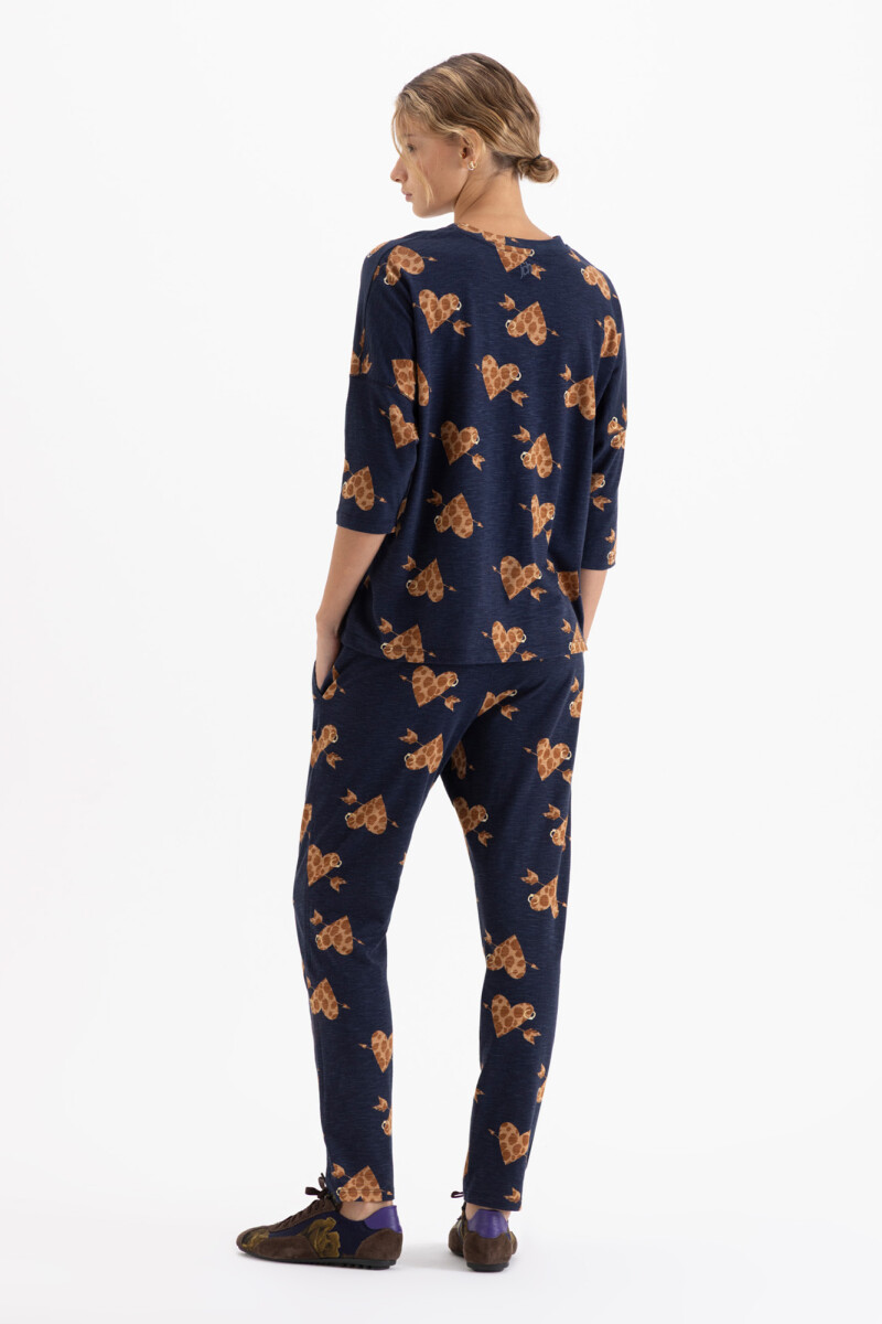 BABUCHA HONEY Azul Marino