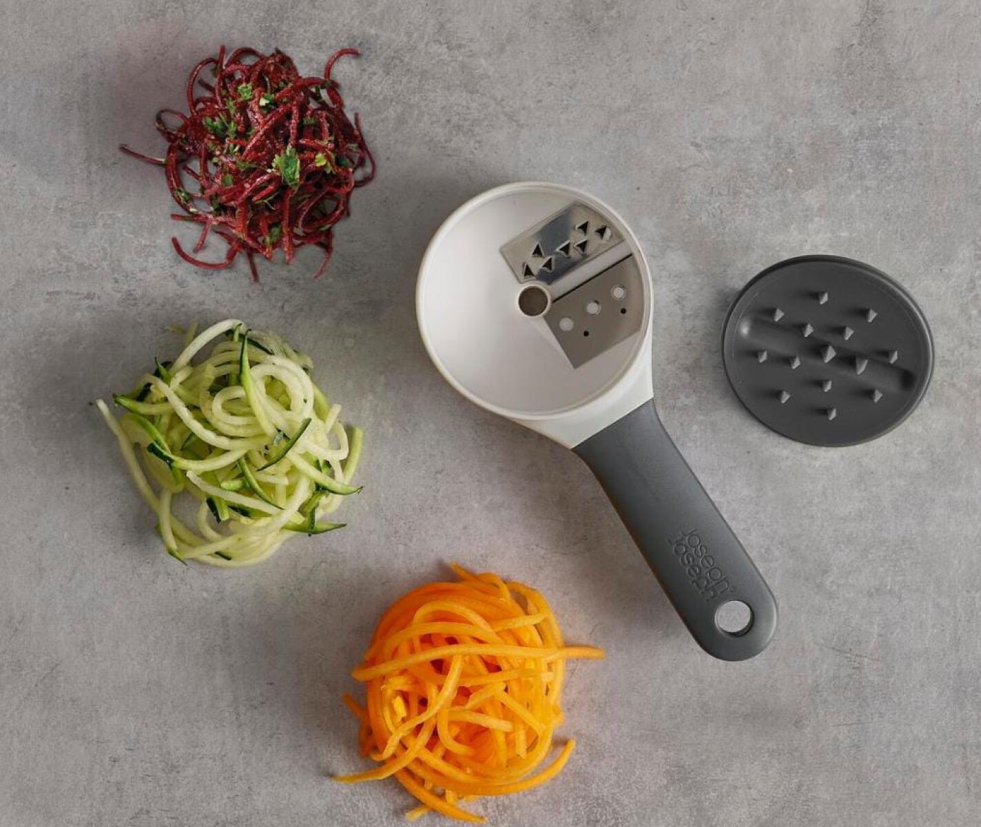 Espiralizador compacto Joseph Joseph Duo – cortador de verduras en espiral 