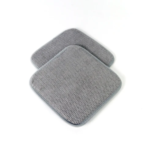 SET POSA CALIENTE GRIS 2PZAS 20X20CM Unica