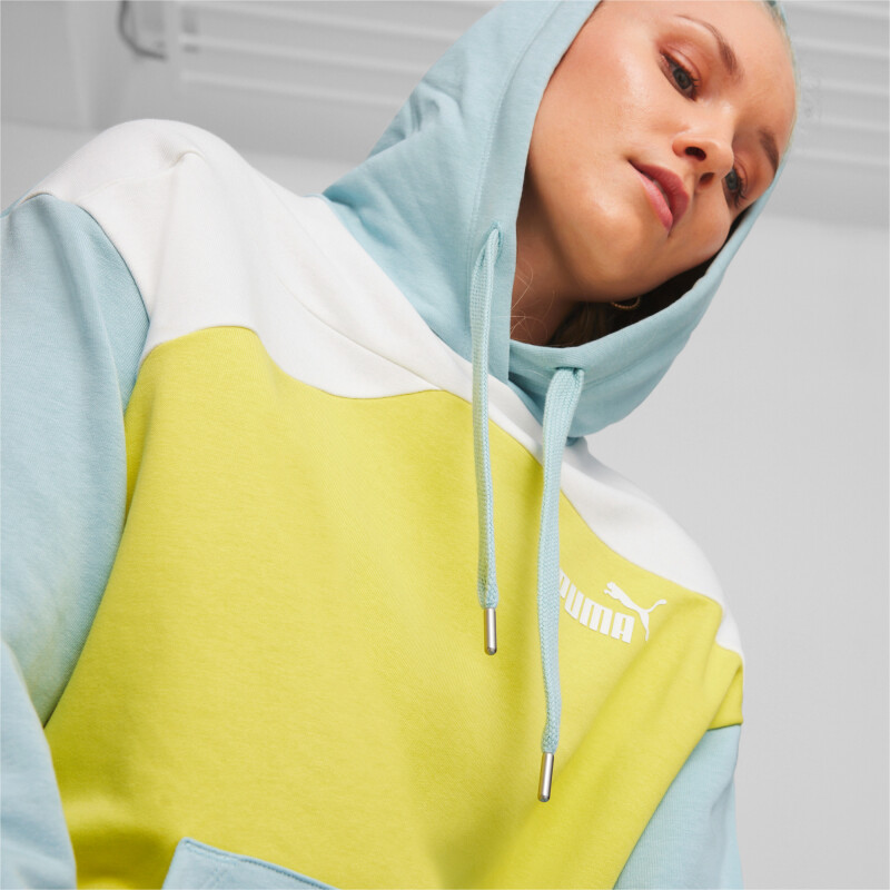 W PUMA POWER HOODIE TR Azul