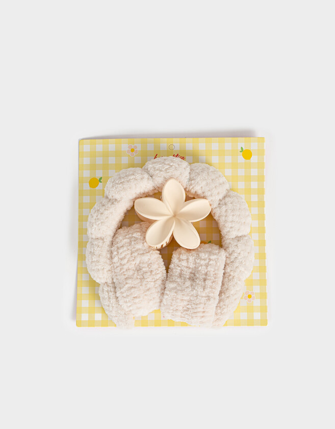 Accesorios Pelo Set Hawaianas Set De Accesorios De Pelo - Blanco Crudo