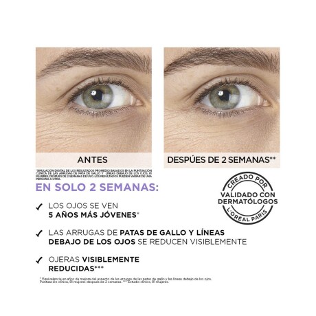 Sérum para ojos L'Oreal Revitalift con ácido hialurónico + cafeína Sérum para ojos L'Oreal Revitalift con ácido hialurónico + cafeína