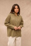 CAMISA GEMA VERDE OLIVA CAMISA GEMA VERDE OLIVA
