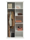 Armario FREDENSBORG 96x200 blanco Armario FREDENSBORG 96x200 blanco