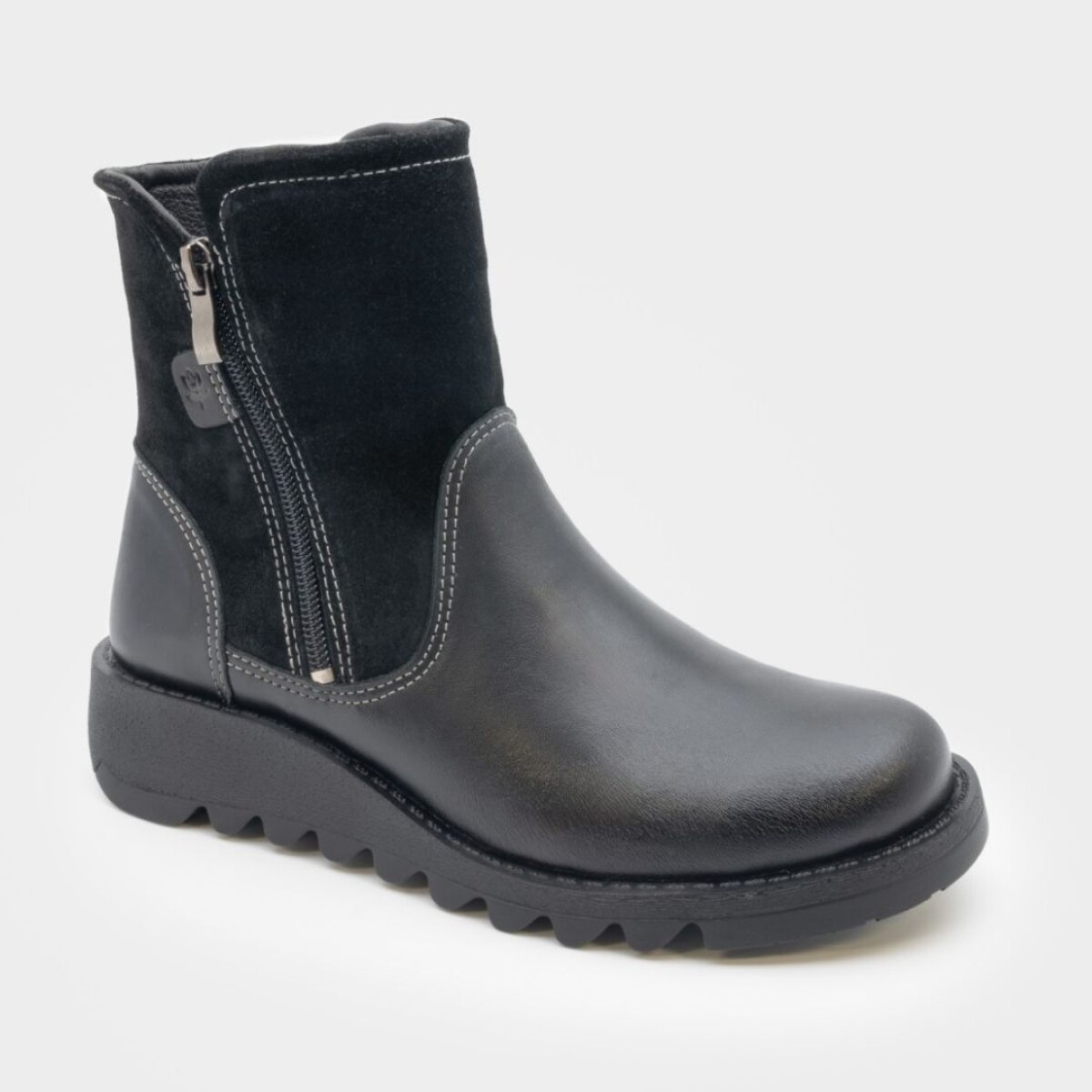 Bota Cuero Lombardino 36-40 - Negro 