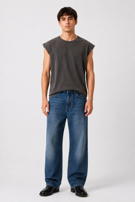 Musculosa Taure Gris Oscuro