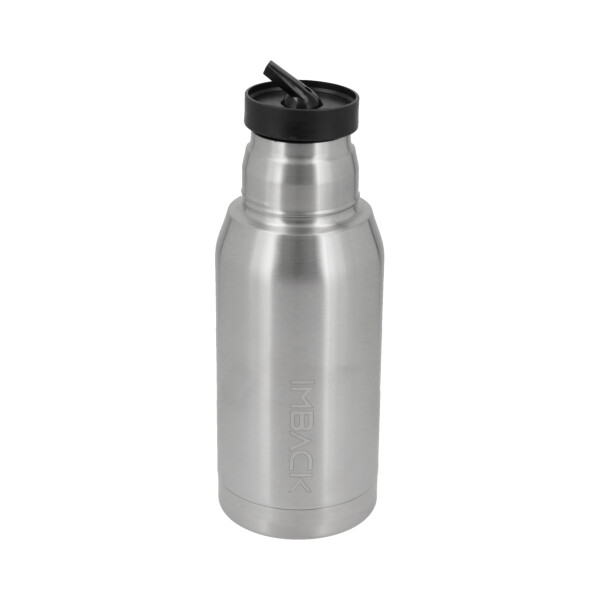 Termo 750 Mili Litro Con Mate Acero Inoxidable Con 2 Picos Cebador Y Bombilla Imback Termico Doble Capa Plateado Termo 750 Mili Litro Con Mate Acero Inoxidable Con 2 Picos Cebador Y Bombilla Imback Termico Doble Capa Plateado