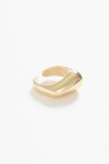 Anillo bold wavy dorado