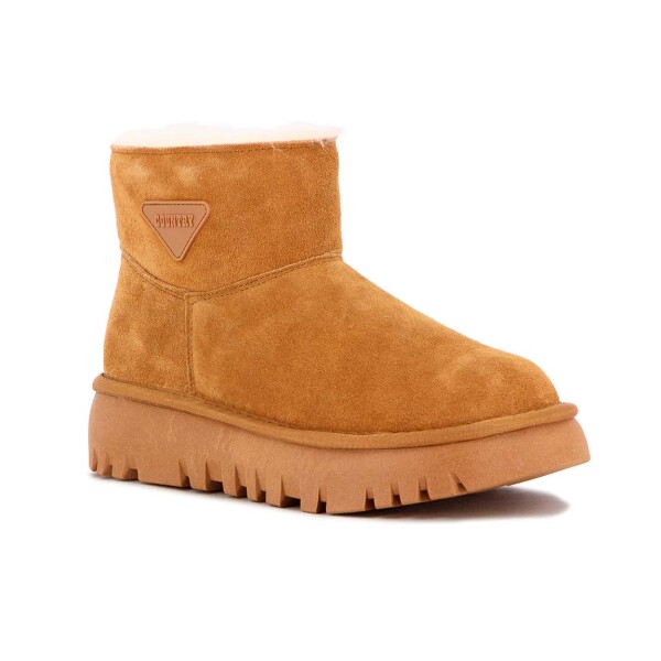 Bota Country Cuero Mujer Camel
