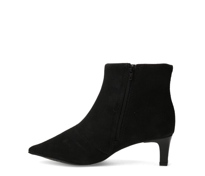 Botas de Mujer Bottero Caña Baja Y Taco Fino Negro