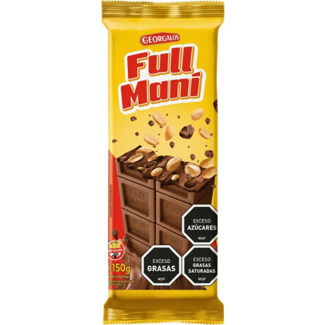 TABLETA CHOCOLATE LECHE FULL MANI 150G TABLETA CHOCOLATE LECHE FULL MANI 150G