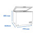 Freezer Horizontal James 210m Inv Inverter Dual 198 L FREEZER HORIZONTAL JAMES 210 M INV